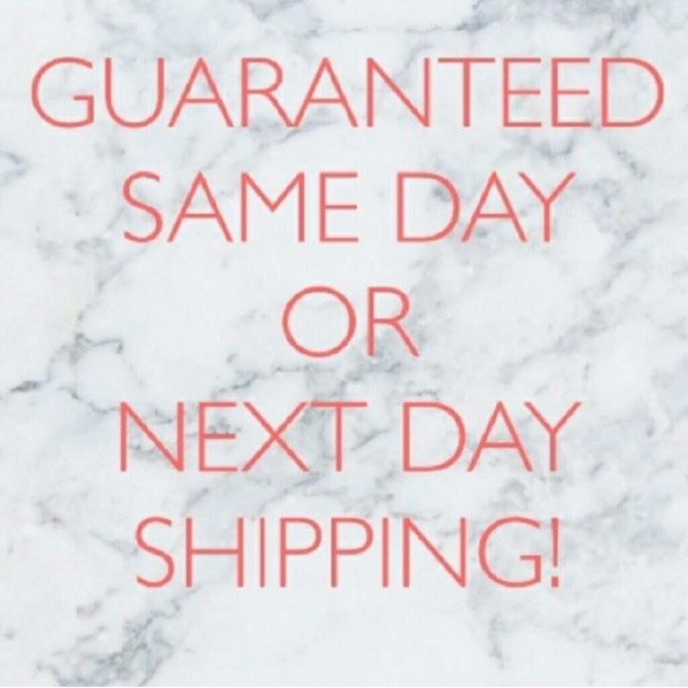 I always ship the same day or the latest the next